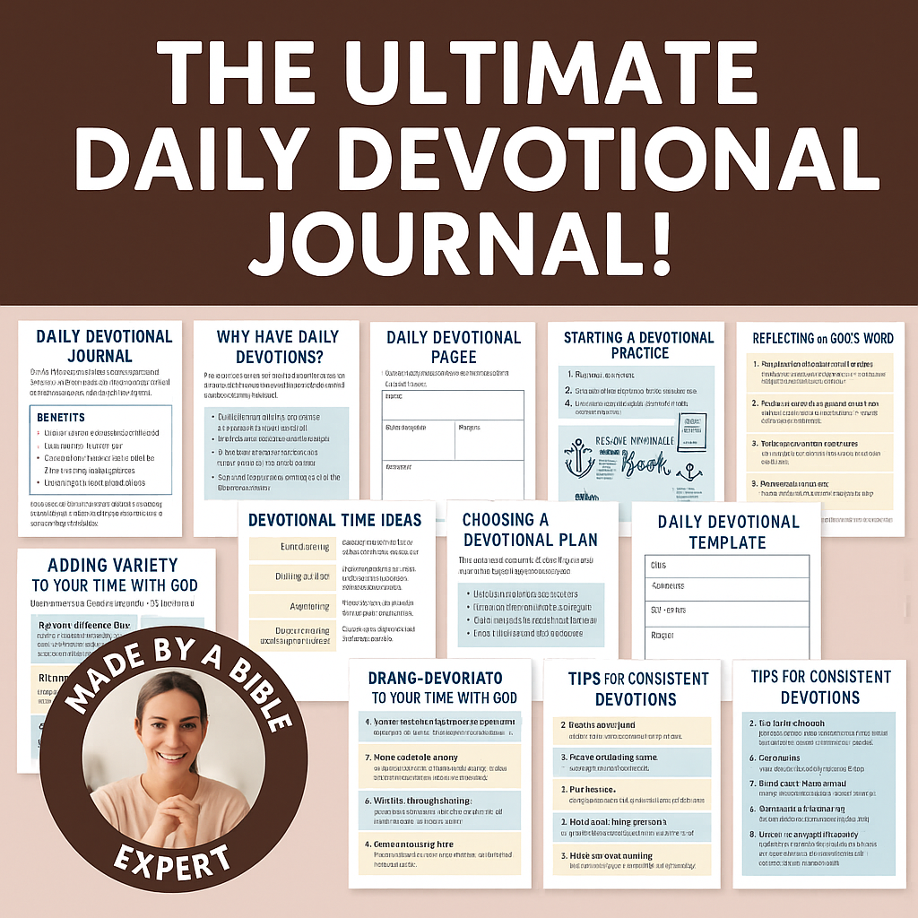 π Daily Devotional Journal