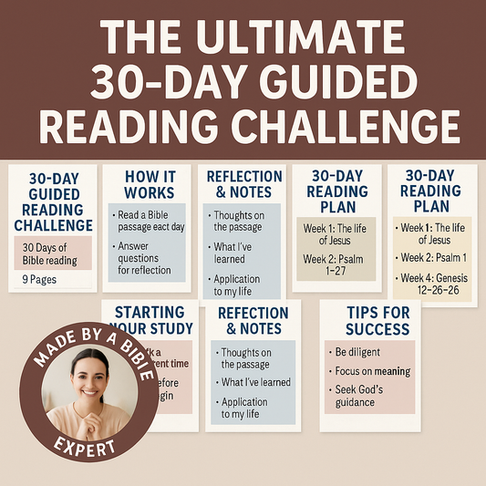 🗓️ 30-Day Guided Reading Challenge